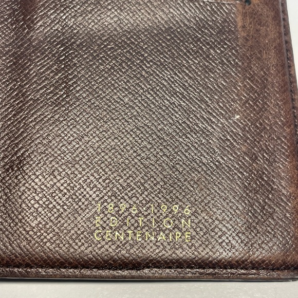 Louis Vuitton Ebene Damier Centaire Edition Vintage Wallet - Picture 7 of 11